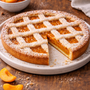 Artisanal Tart with Apricot Jam