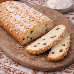 Traditional Romagna Ciambella with Raisins